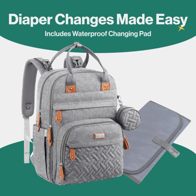 Baby Shower Gift Ideas: BabbleRoo Waterproof Diaper Bag Backpack