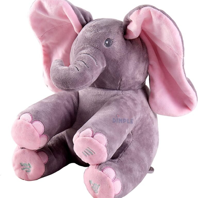 Baby Shower Gift Ideas: Dimple Kaia Baby Animated Stuffed Plush Singing Peek A Boo Elephant